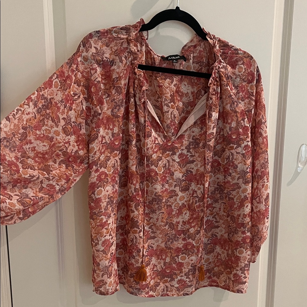 Aakaa Multicolor Floral Blouse
